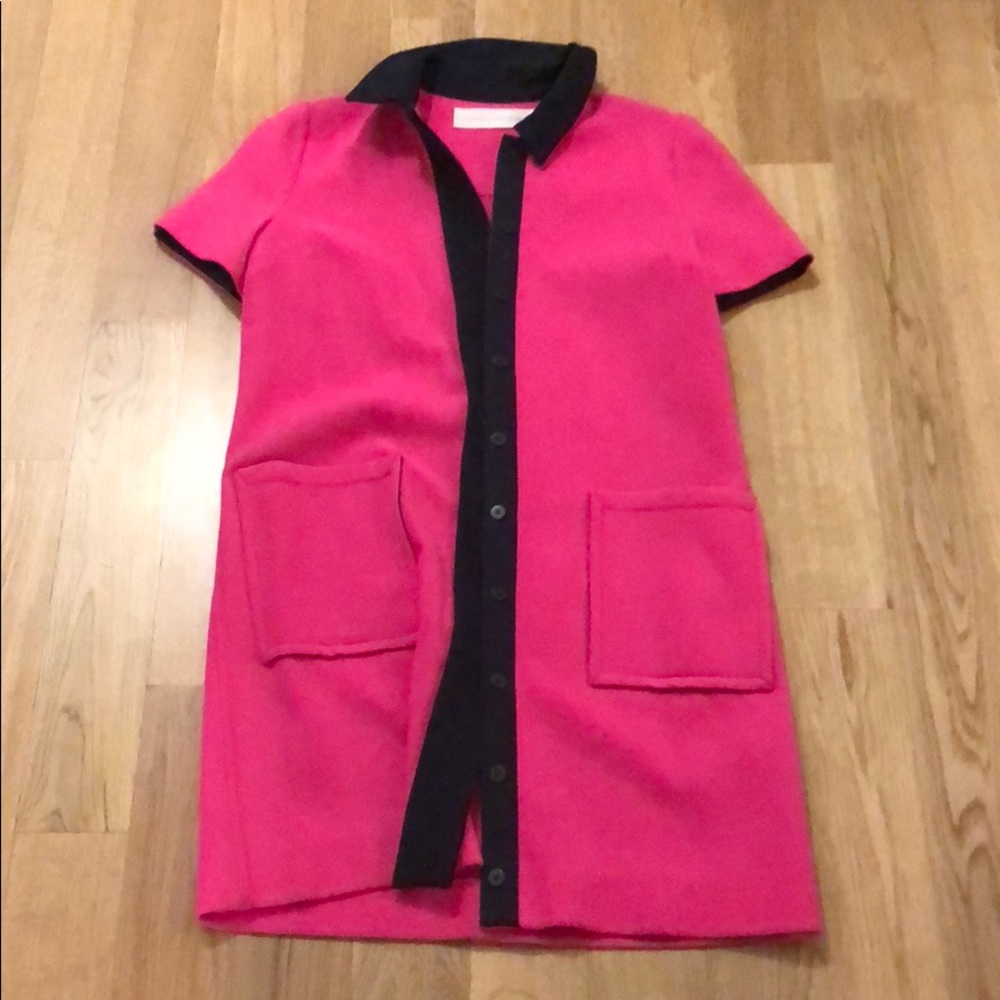 Victoria Victoria Beckham Wool Crepe Dress